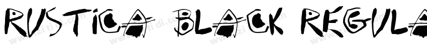 Rustica Black Regula字体转换